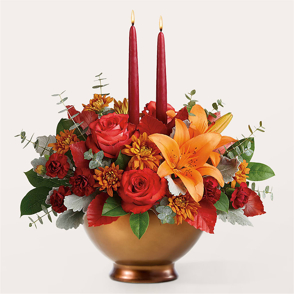 Fruits of Fall Centerpiece – Ferguson Florists Inc, Attalla AL