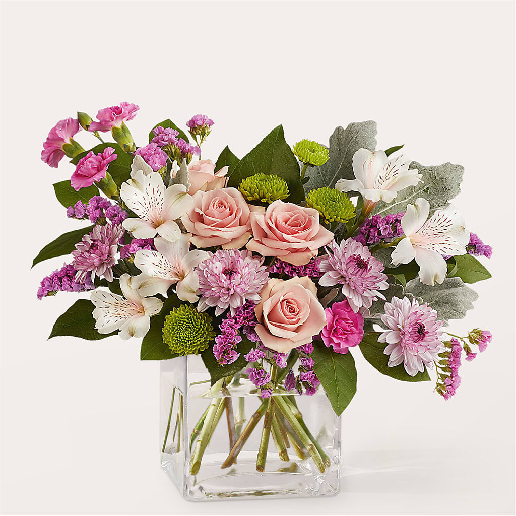 Pink Suede Bouquet – Ferguson Florists Inc, Attalla AL