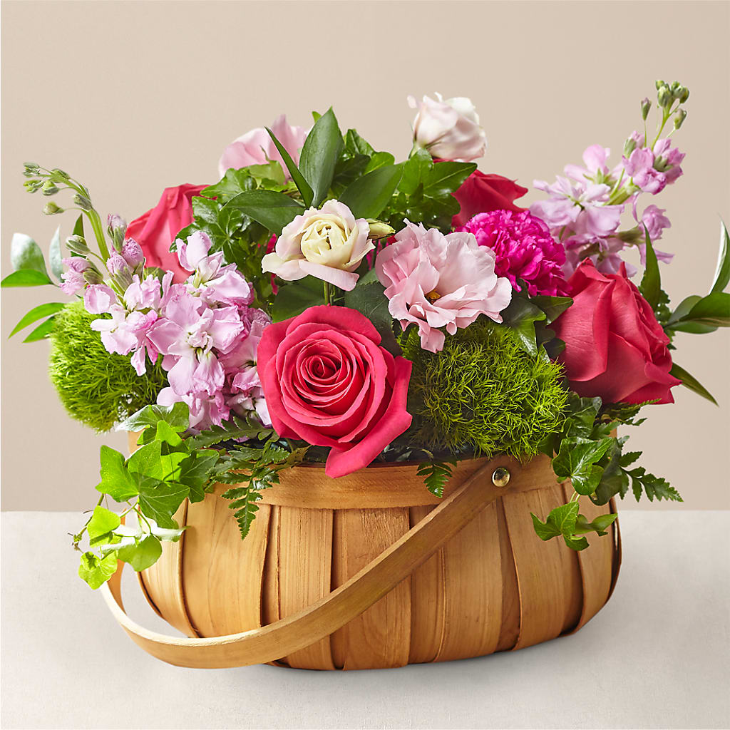 Radiance in Bloom Basket – Ferguson Florists Inc, Attalla AL