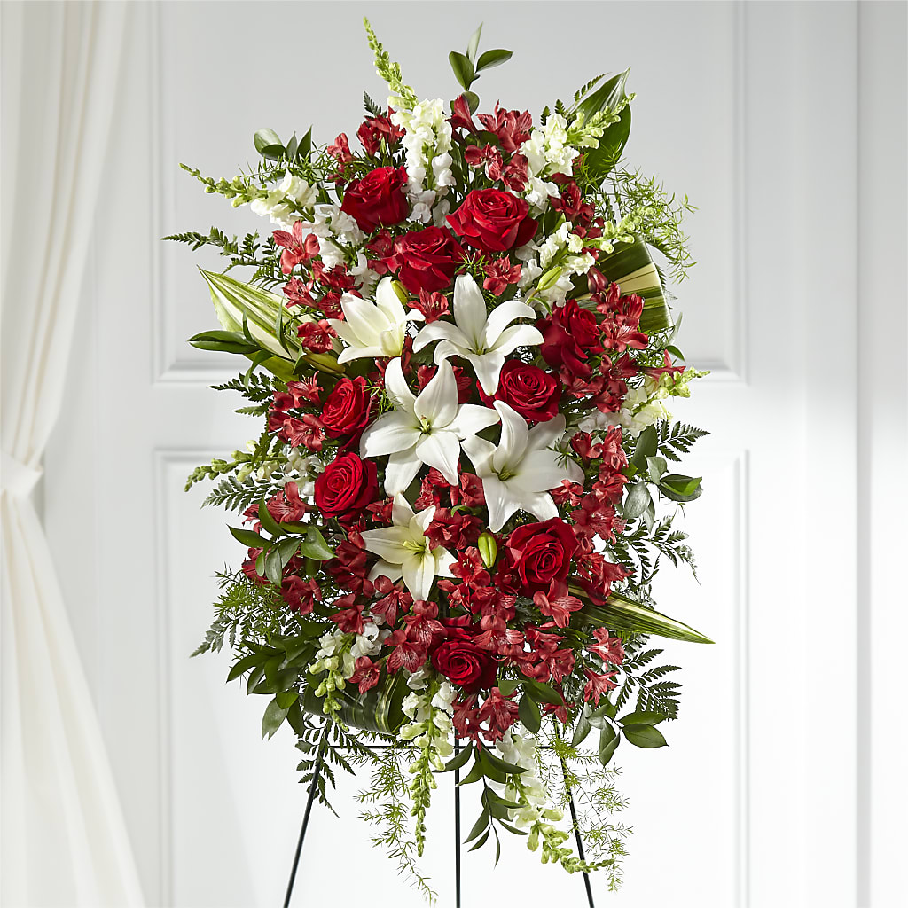 Everlasting Memory Standing Spray – Ferguson Florists Inc, Attalla AL