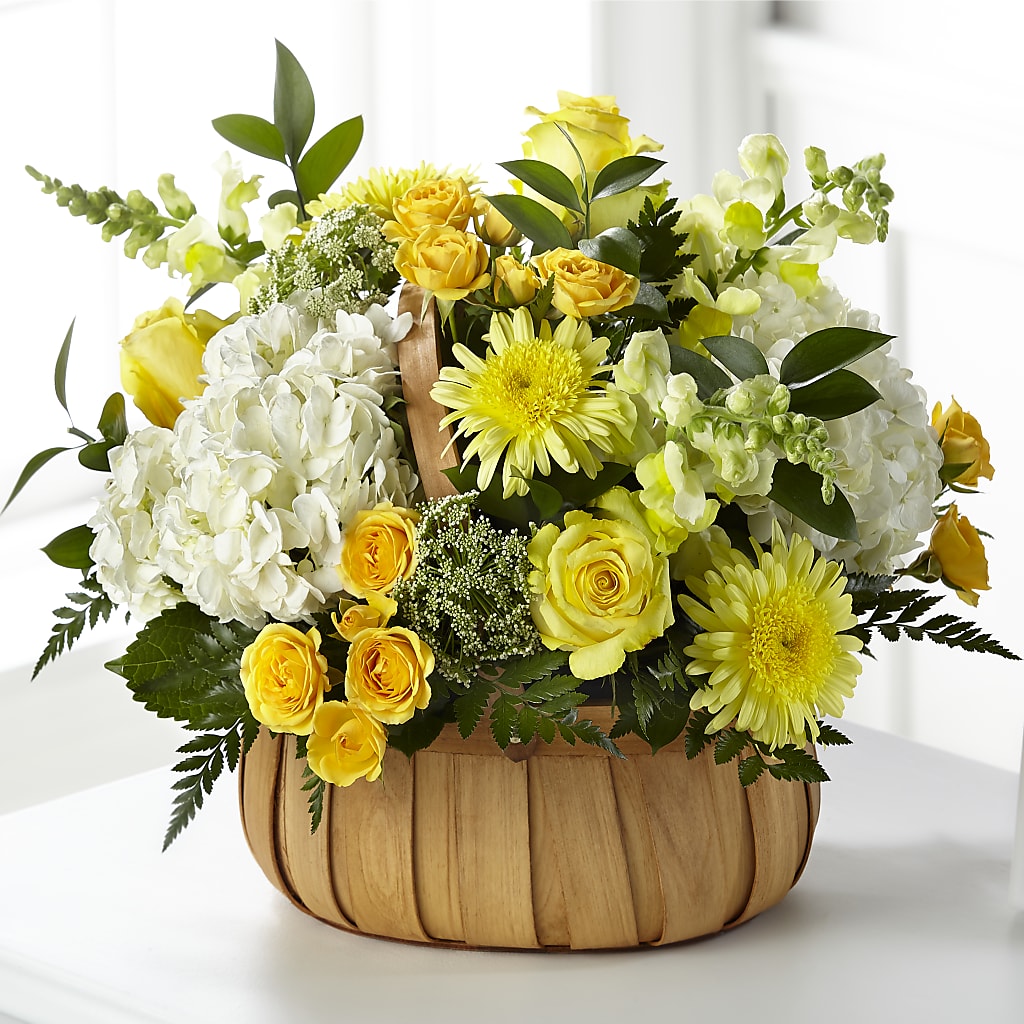 Rustic Remembrance Basket – Ferguson Florists Inc, Attalla AL