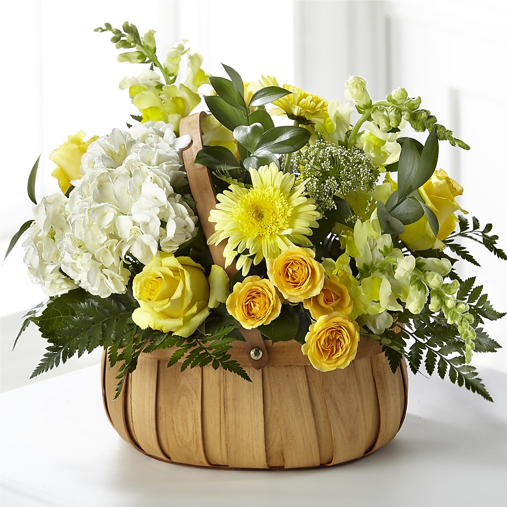 Rustic Remembrance Basket – Ferguson Florists Inc, Attalla AL