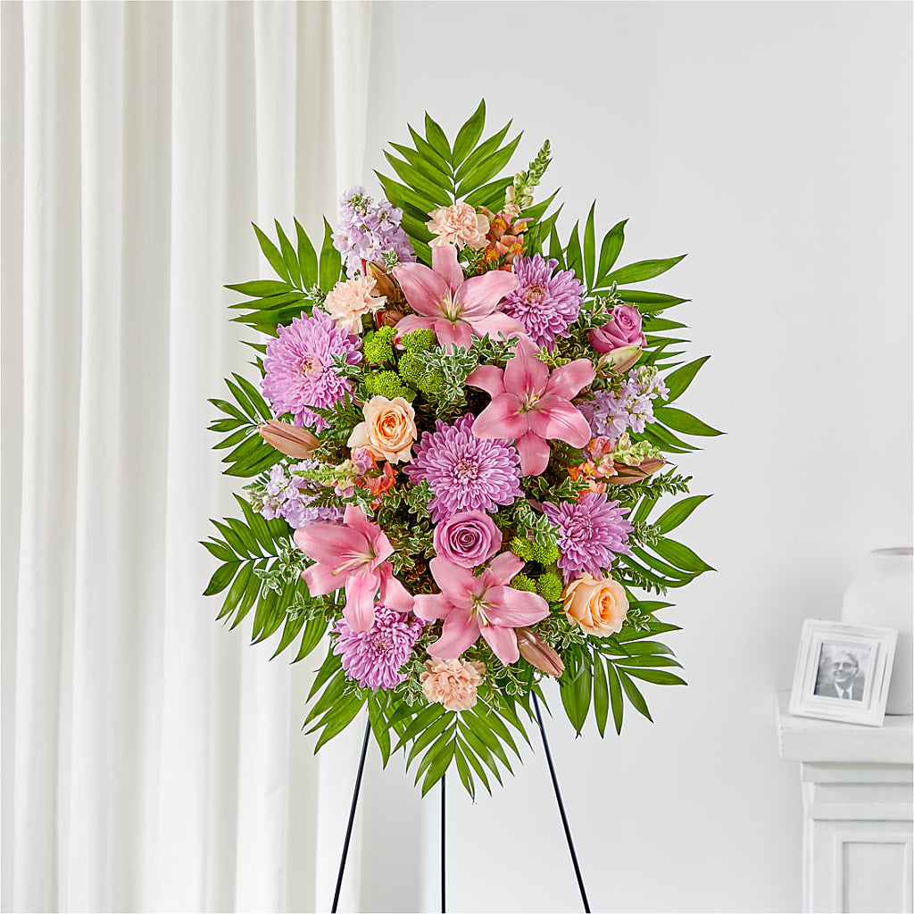Love & Light Standing Spray – Ferguson Florists Inc, Attalla AL
