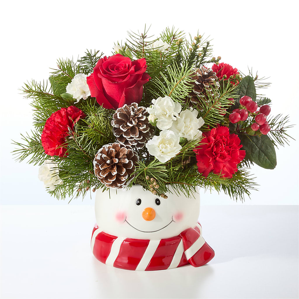 Jolly Snowman Bouquet –  Ferguson Florists Inc, Attalla AL