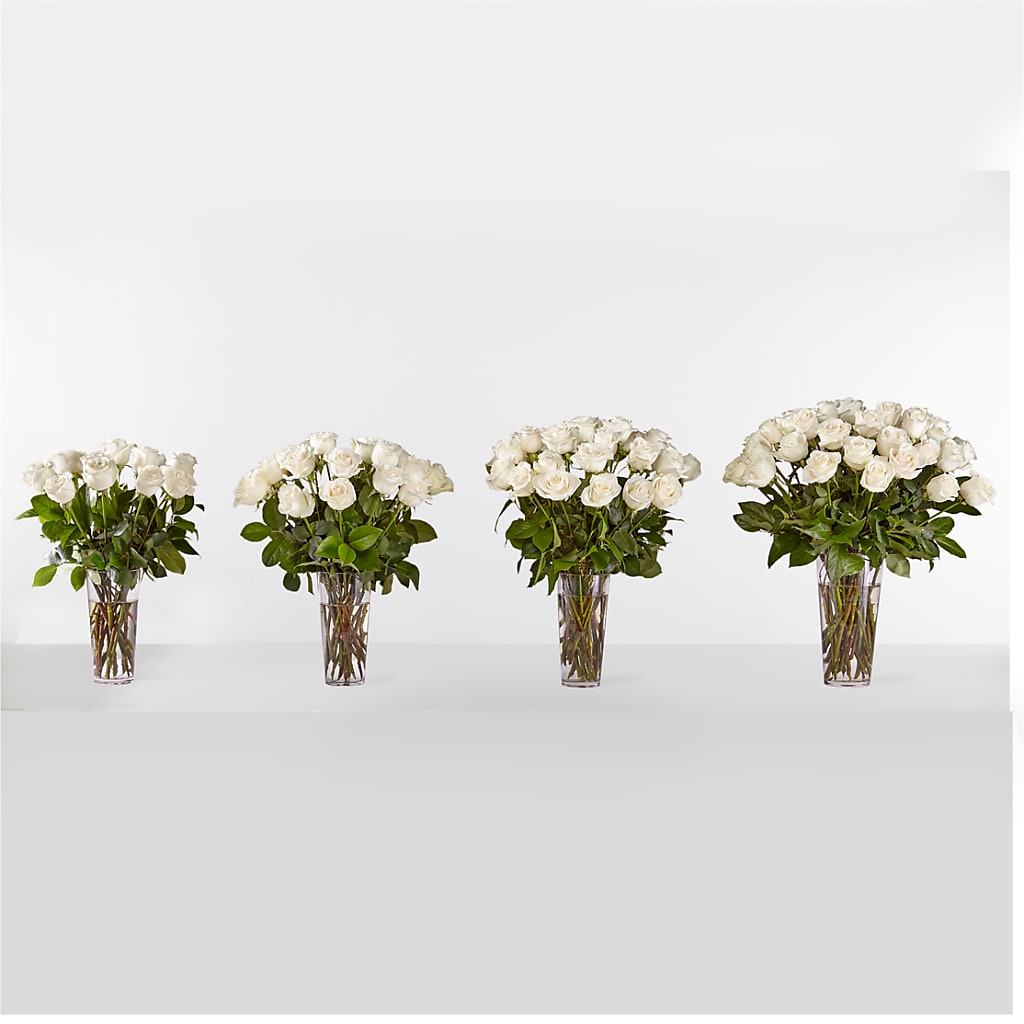 Long Stem White Rose Bouquet –  Ferguson Florists Inc, Attalla AL