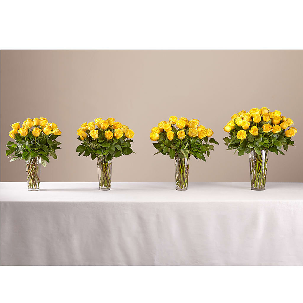 Long Stem Yellow Rose Bouquet –  Ferguson Florists Inc, Attalla AL