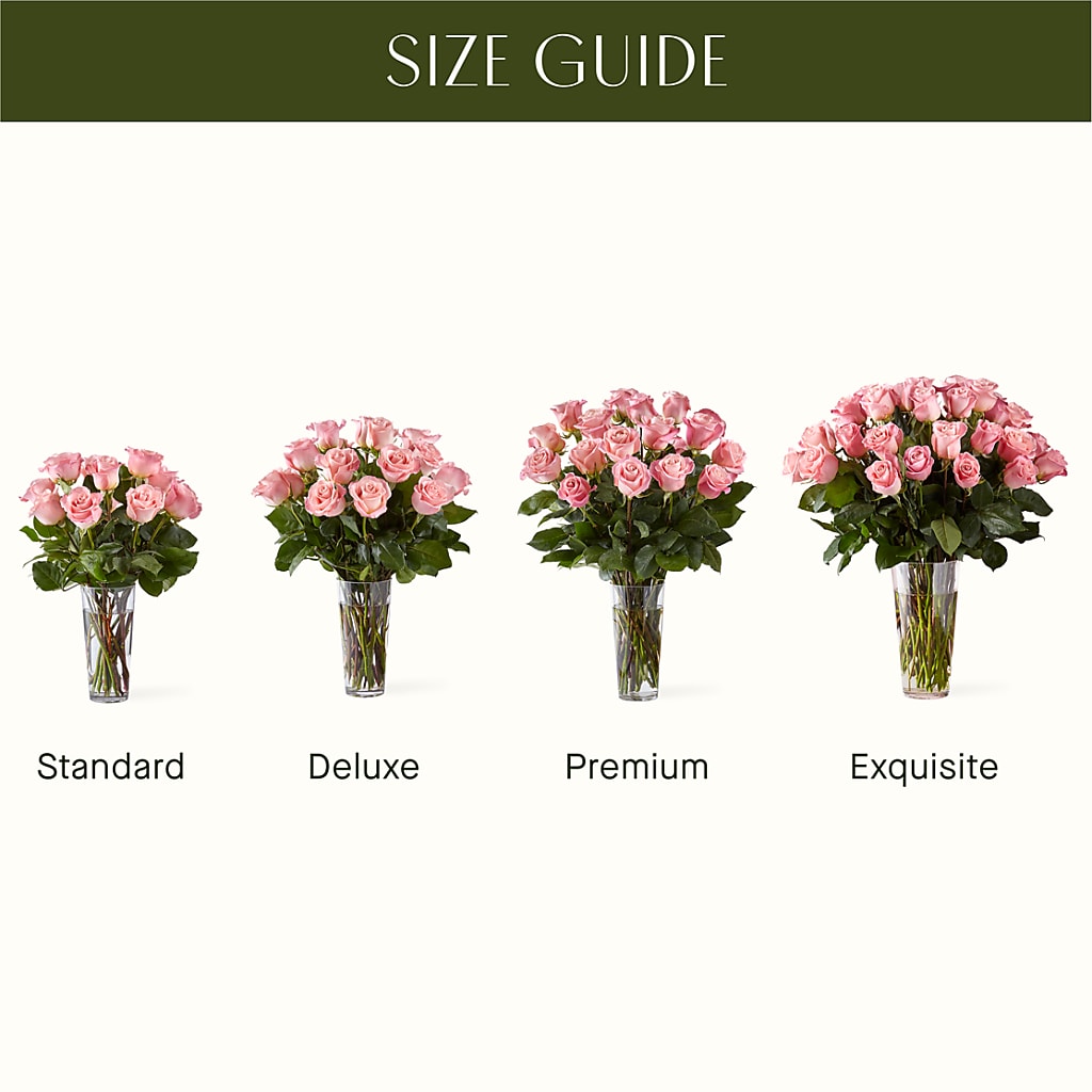 Long Stem Pink Rose Bouquet –  Ferguson Florists Inc, Attalla AL