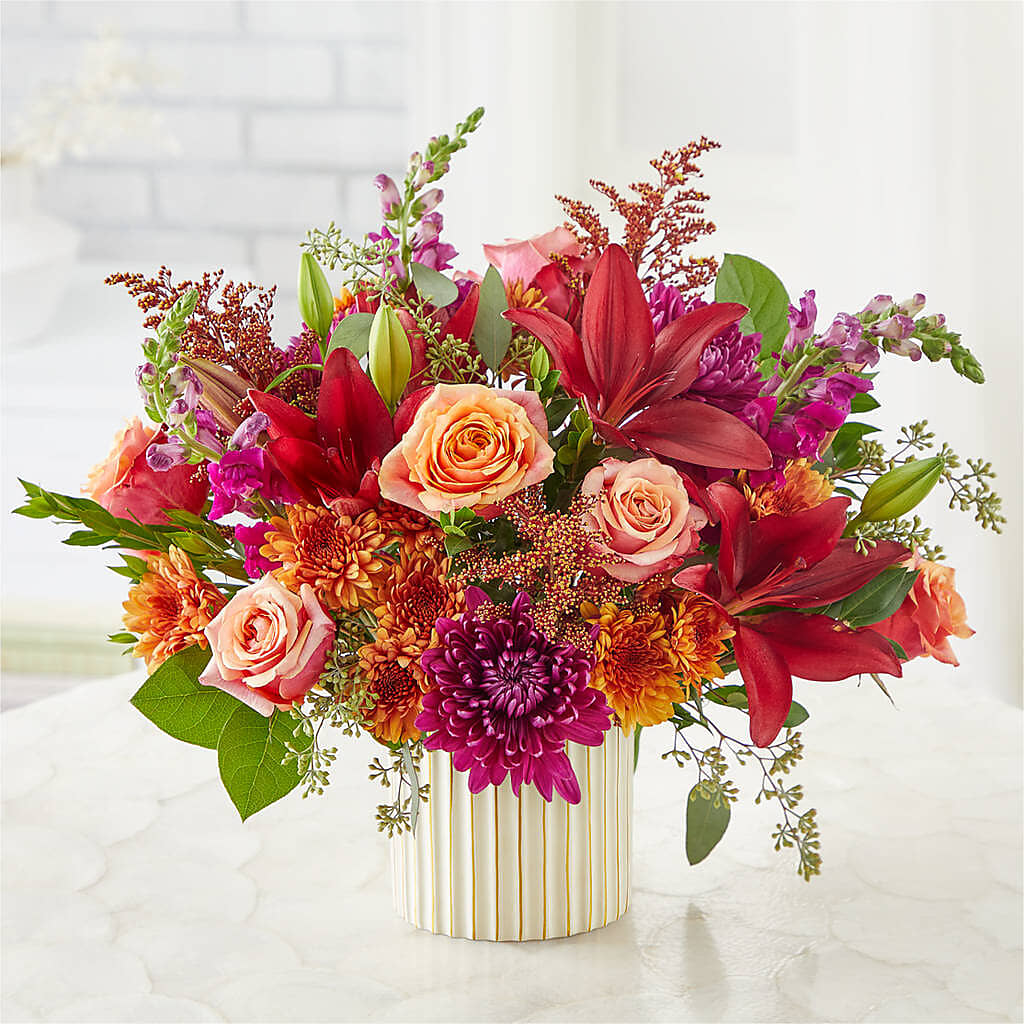 Burgundy Landscape Bouquet –  Ferguson Florists Inc, Attalla AL