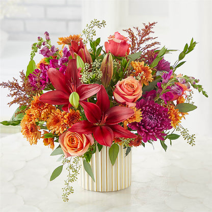 Burgundy Landscape Bouquet –  Ferguson Florists Inc, Attalla AL