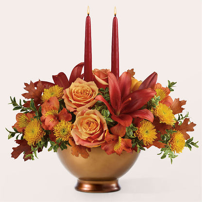 Harvest Table Centerpiece –  Ferguson Florists Inc, Attalla AL
