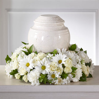 Ivory Gardens Cremation Adornment –  Ferguson Florists Inc, Attalla AL