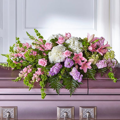 Life's Gratitude Casket Spray –  Ferguson Florists Inc, Attalla AL