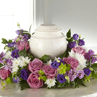 Blooming Sympathy Cremation Adornment –  Ferguson Florists Inc, Attalla AL