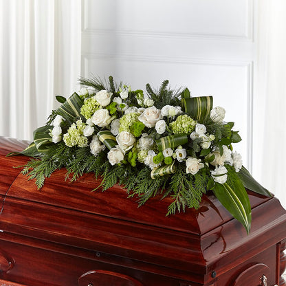Hopeful Gesture Casket Spray –  Ferguson Florists Inc, Attalla AL