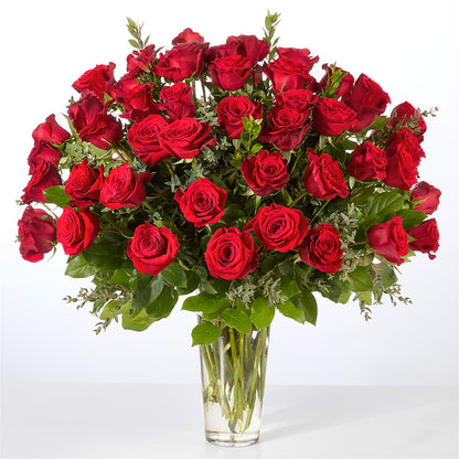 Forever Yours Fifty Stem Red Rose Bouquet –  Ferguson Florists Inc, Attalla AL